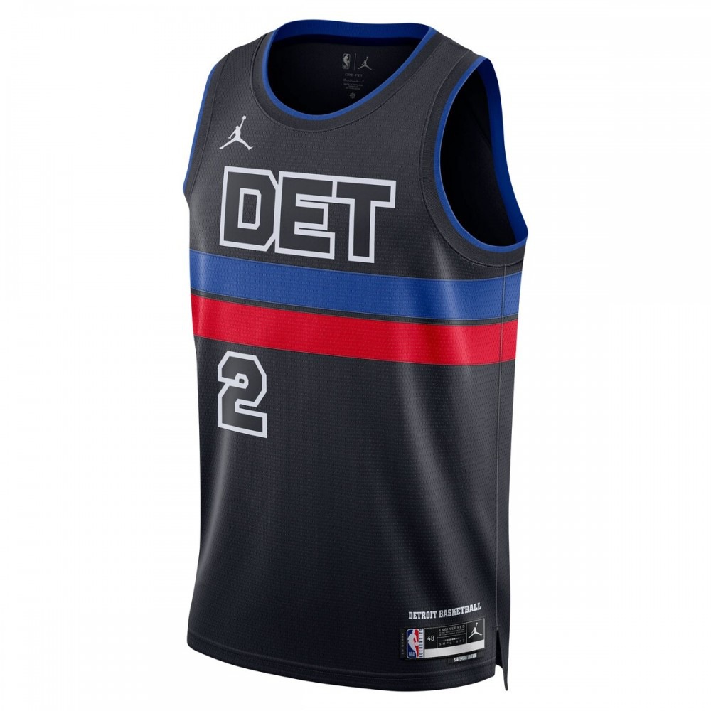 Cade Cunningham Detroit Pistons Jordan Brand 2022/23 Statement Edition Swingman Jersey - Black-Pro Kit Vault | Brand New 26/27 Sports Jerseys